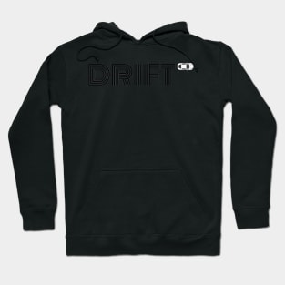 Drift Print Black Hoodie